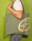 Tote bag - washed green