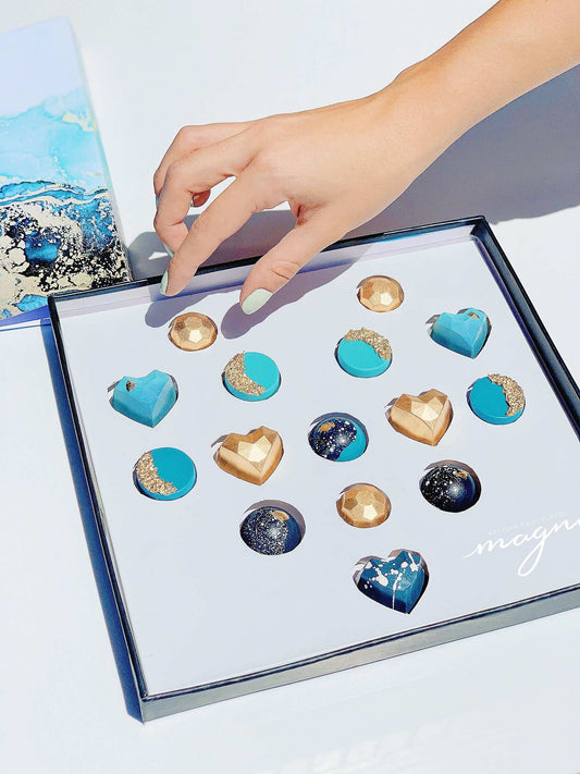 Edición de chocolates inspirados en el mar. XOXO x15 - Magno chocolates