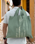 Tote bag - washed green