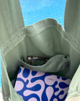 Tote bag - washed green