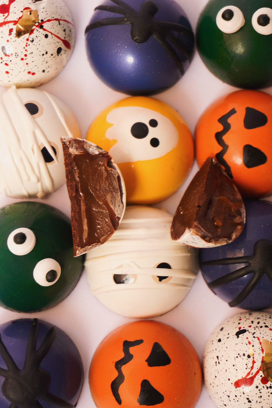 Chocolate vegano halloween