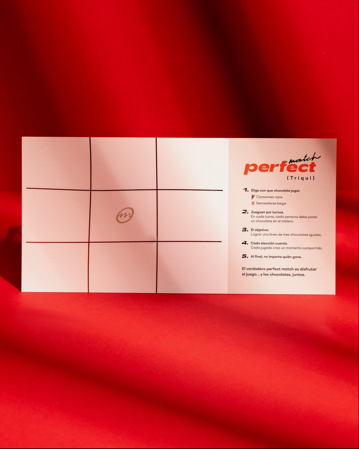 Tablero para jugar triqui magno chocolates