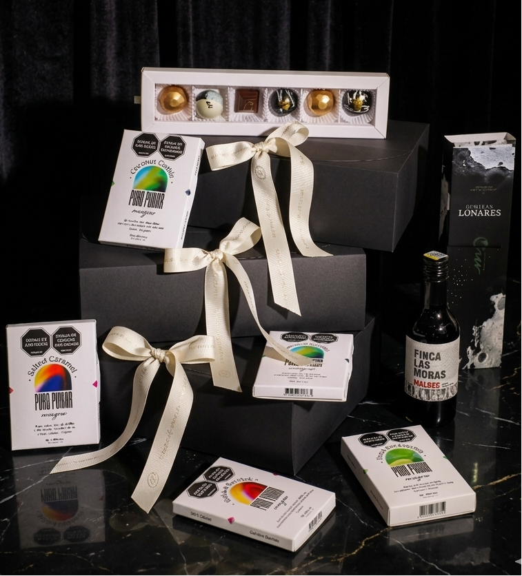 kit de chocolates café y vino
