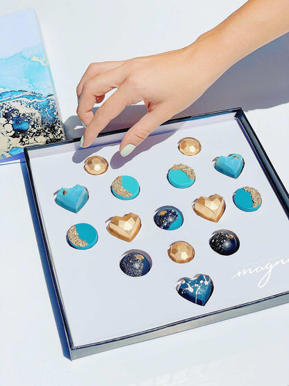 Edición de chocolates inspirados en el mar. XOXO x15 - Magno chocolates