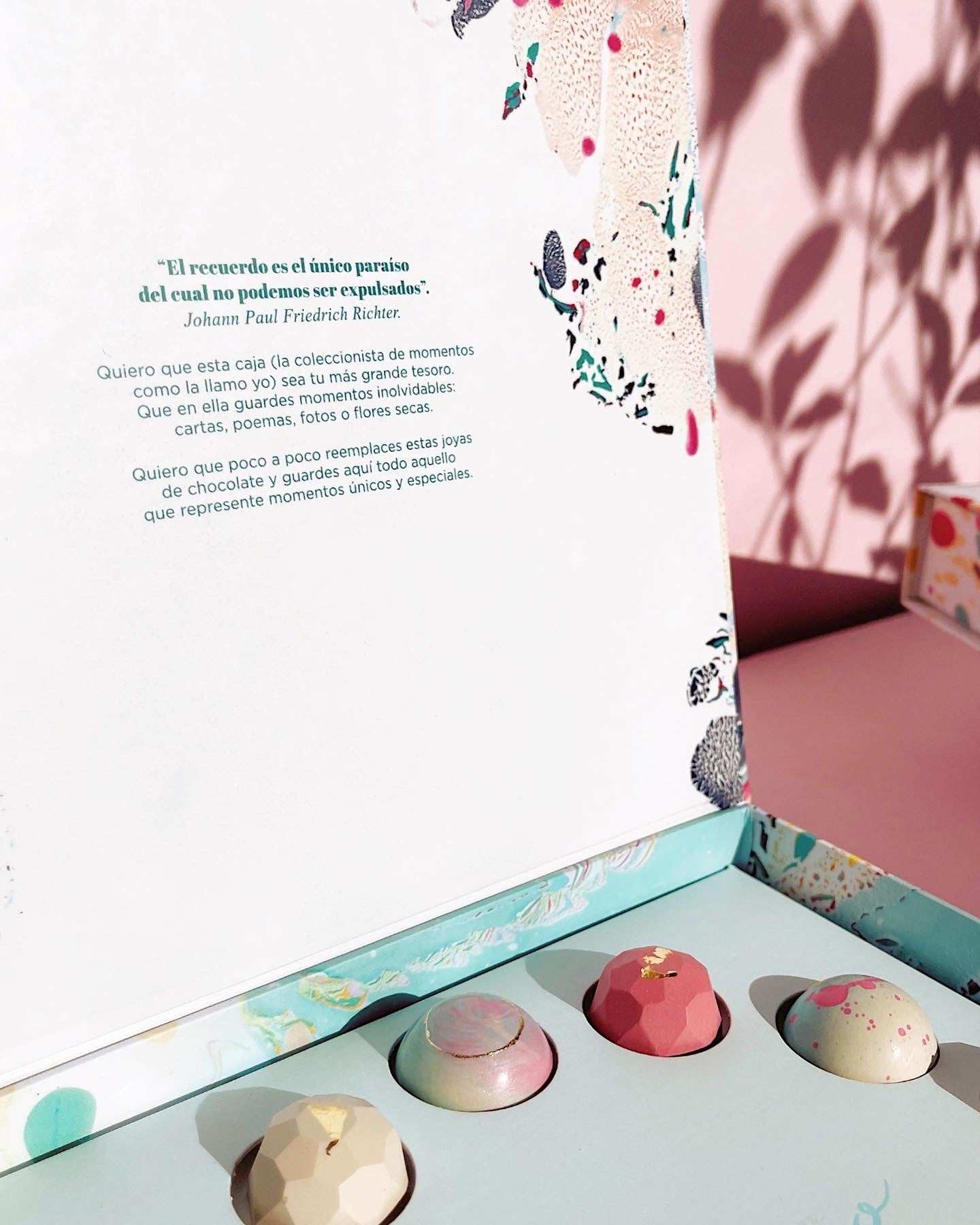 Momentos - caja de lujo reusable - Magno chocolates